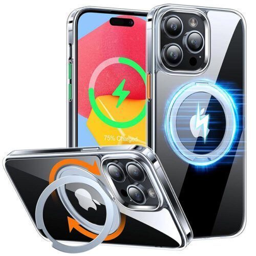 Θήκη Torras Ostand Pro MagSafe Kickstand Clear iPhone 14 Pro Max ΘΗΚΕΣ TORRAS Θήκη Torras Ostand Pro MagSafe Kickstand Clear iPhone 14 Pro Max