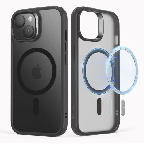 Alternative view of Θήκη ESR Classic Hybrid HaloLock MagSafe Frosted Black iPhone 15