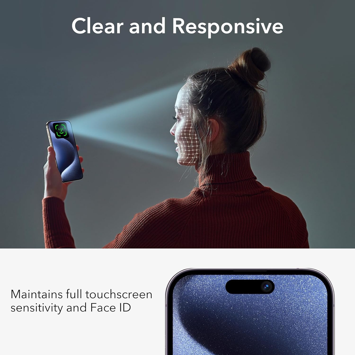 ESR Full Cover Privacy Tempered Glass iPhone 15 Pro Max (With Easy Installation Kit) ΠΡΟΣΤΑΣΙΑ ΟΘΟΝΗΣ ESR ESR Full Cover Privacy Tempered Glass iPhone 15 Pro Max (With Easy Installation Kit) - Image 4