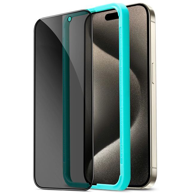 ESR Full Cover Privacy Tempered Glass iPhone 15 Pro Max (With Easy Installation Kit) ΠΡΟΣΤΑΣΙΑ ΟΘΟΝΗΣ ESR ESR Full Cover Privacy Tempered Glass iPhone 15 Pro Max (With Easy Installation Kit)