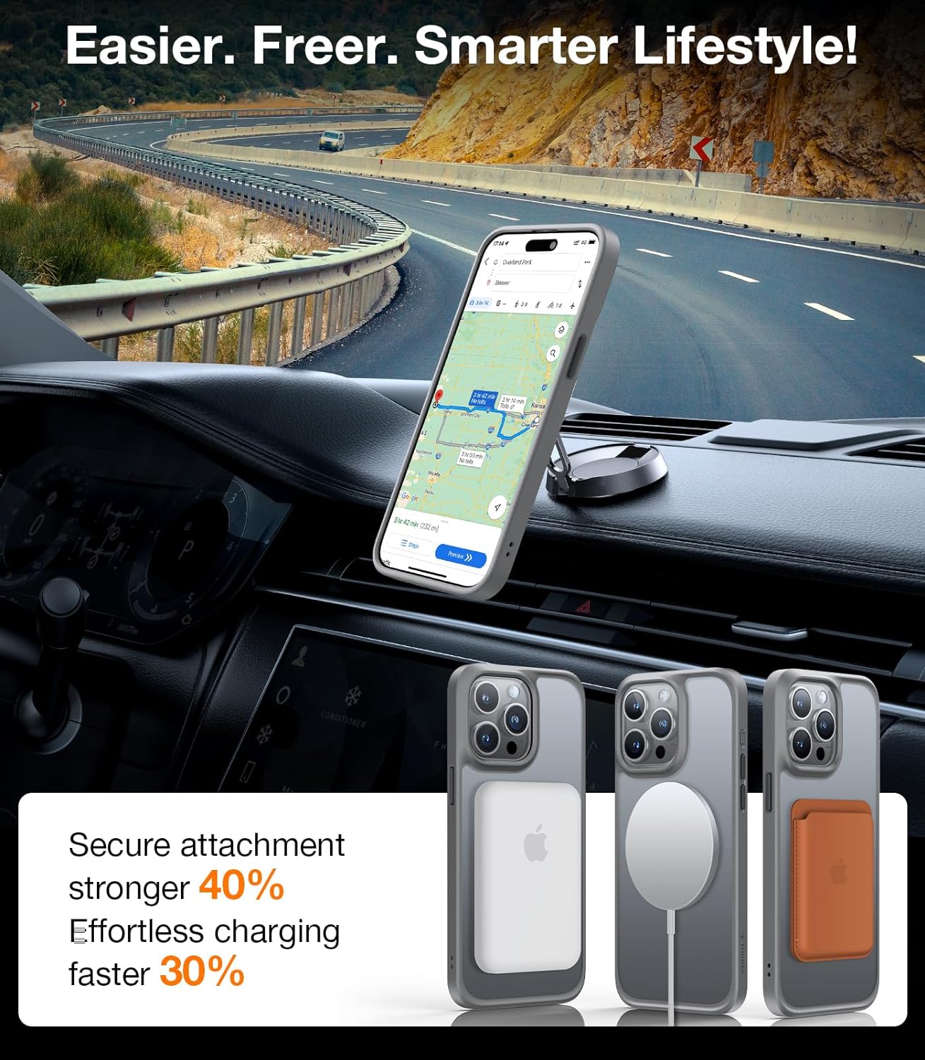 Θήκη Torras Guardian MagSafe Titanium Grey iPhone 15 Pro ΘΗΚΕΣ TORRAS Θήκη Torras Guardian MagSafe Titanium Grey iPhone 15 Pro - Image 4