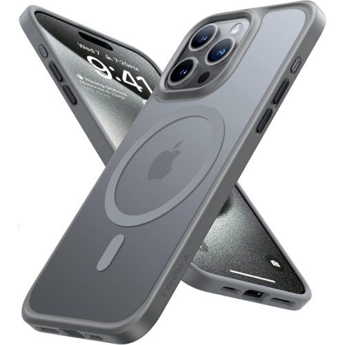 Θήκη Torras Guardian MagSafe Titanium Grey iPhone 15 Pro Max ΘΗΚΕΣ TORRAS Θήκη Torras Guardian MagSafe Titanium Grey iPhone 15 Pro Max