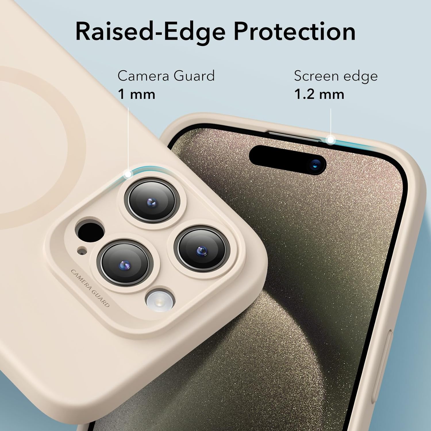 Θήκη ESR Cloud HaloLock MagSafe Light Tan iPhone 15 Pro ΘΗΚΕΣ ESR Θήκη ESR Cloud HaloLock MagSafe Light Tan iPhone 15 Pro - Image 3