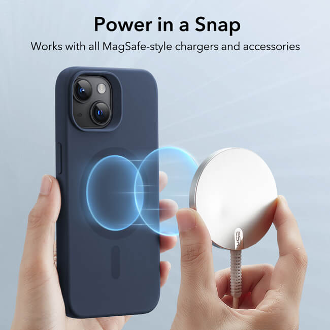 Θήκη ESR Cloud HaloLock MagSafe Dark Blue iPhone 15 ΘΗΚΕΣ ESR Θήκη ESR Cloud HaloLock MagSafe Dark Blue iPhone 15 - Image 3