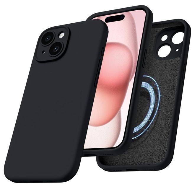 Θήκη Orso Cloud Magsafe Black iPhone 15 ΘΗΚΕΣ Orso Θήκη Orso Cloud Magsafe Black iPhone 15