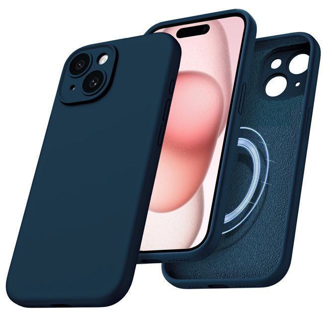 Θήκη Orso Cloud Magsafe Dark Blue iPhone 15 ΘΗΚΕΣ Orso Θήκη Orso Cloud Magsafe Dark Blue iPhone 15