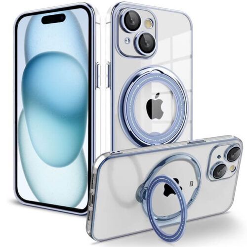 Θήκη Orso Ostand Magsafe Light Blue iPhone 15