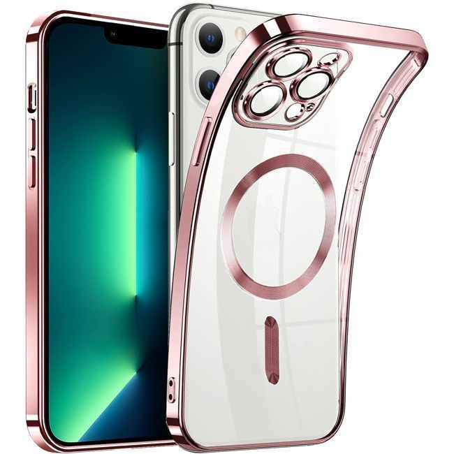 Θήκη Orso Magsafe Camera Protection Bare Look Rose Gold iPhone 13 Pro Max ΘΗΚΕΣ Orso Θήκη Orso Magsafe Camera Protection Bare Look Rose Gold iPhone 13 Pro Max