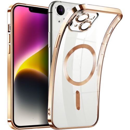 Θήκη Orso Magsafe Camera Protection Bare Look Gold iPhone 14