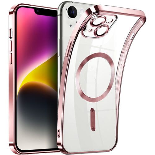 Θήκη Orso Magsafe Camera Protection Bare Look Rose Gold iPhone 14