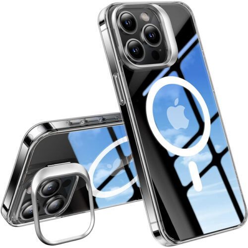 Θήκη Torras iPhone 15 Pro Lstand HaloLock MagSafe Clear