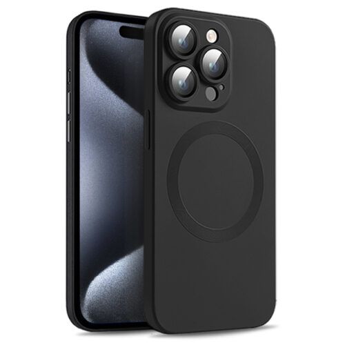 Θήκη Orso Magsafe Camera Lens Protection Black iPhone 15 Pro
