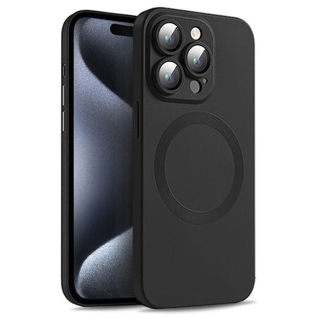 Θήκη Orso Magsafe Camera Lens Protection Black iPhone 15 Pro ΘΗΚΕΣ Orso Θήκη Orso Magsafe Camera Lens Protection Black iPhone 15 Pro