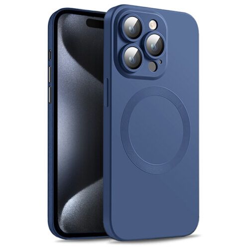 Θήκη Orso Magsafe Camera Lens Protection Blue iPhone 15 Pro