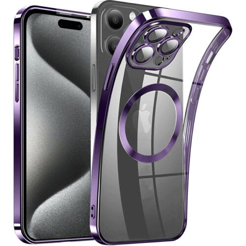 Θήκη Orso Magsafe Camera Protection Bare Look Dark Purple iPhone 15 Pro ΘΗΚΕΣ Orso Θήκη Orso Magsafe Camera Protection Bare Look Dark Purple iPhone 15 Pro