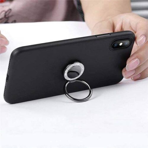 Alternative view of Phone Ring Stand Holder Glitter Black