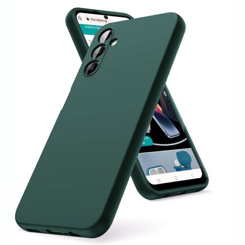 Θήκη Rubber Silk Green Samsung Galaxy M54
