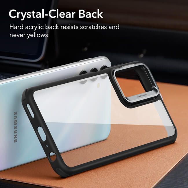 ESR Samsung Galaxy M34 5G Classic Hybrid with Kickstand Clear Black ΘΗΚΕΣ ESR ESR Samsung Galaxy M34 5G Classic Hybrid with Kickstand Clear Black - Image 4