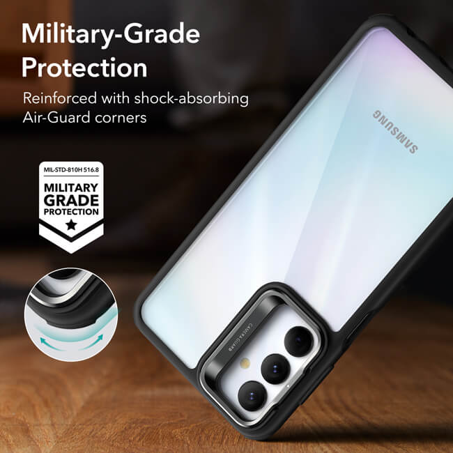 ESR Samsung Galaxy M34 5G Classic Hybrid with Kickstand Clear Black ΘΗΚΕΣ ESR ESR Samsung Galaxy M34 5G Classic Hybrid with Kickstand Clear Black - Image 3