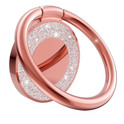 Phone Ring Stand Holder Glitter Rose Gold GADGETS OEM Phone Ring Stand Holder Glitter Rose Gold