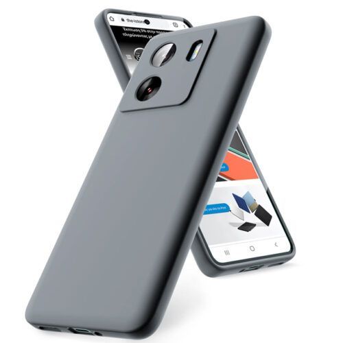 Θήκη Rubber Silk Grey Xiaomi Redmi 13C 4G