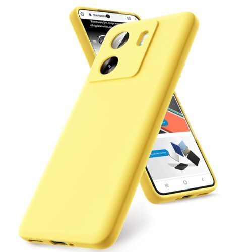 Θήκη Rubber Silk Yellow Poco C65