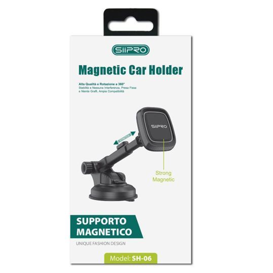Siipro Magnetic Stretch Car Holder Black (SH-06) ΑΞΕΣΟΥΑΡ SIIPRO Siipro Magnetic Stretch Car Holder Black (SH-06) - Image 3