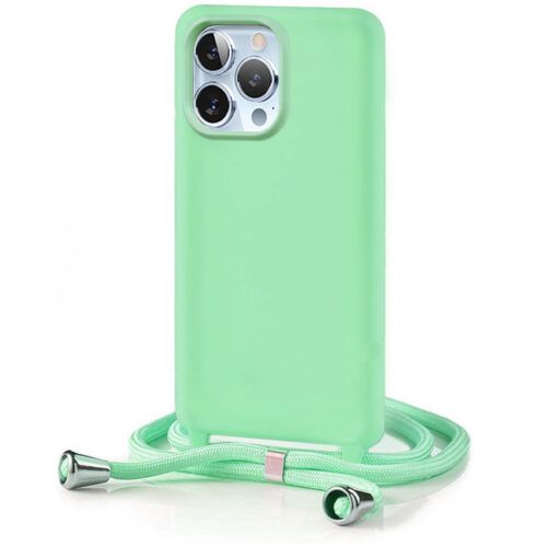 Θήκη Orso Soft TPU Κορδόνι Matcha Green iPhone 11 Pro Max
