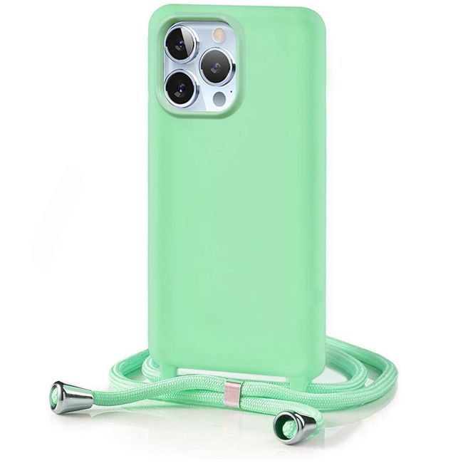 Θήκη Orso Soft TPU Κορδόνι Matcha Green iPhone 11 Pro Max ΘΗΚΕΣ Orso Θήκη Orso Soft TPU Κορδόνι Matcha Green iPhone 11 Pro Max