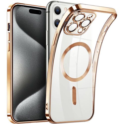 Θήκη Orso Magsafe Camera Protection Bare Look Gold iPhone 15 Pro