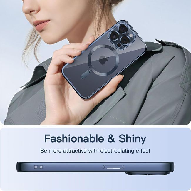 Θήκη Orso Magsafe Camera Protection Bare Look Titanium Blue iPhone 15 Pro ΘΗΚΕΣ Orso Θήκη Orso Magsafe Camera Protection Bare Look Titanium Blue iPhone 15 Pro - Image 3