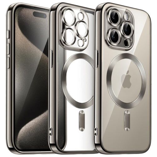 Θήκη Orso Magsafe Camera Protection Bare Look Titanium Grey iPhone 15 Pro ΘΗΚΕΣ Orso Θήκη Orso Magsafe Camera Protection Bare Look Titanium Grey iPhone 15 Pro