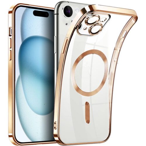 Θήκη Orso Magsafe Camera Protection Bare Look Gold iPhone 15