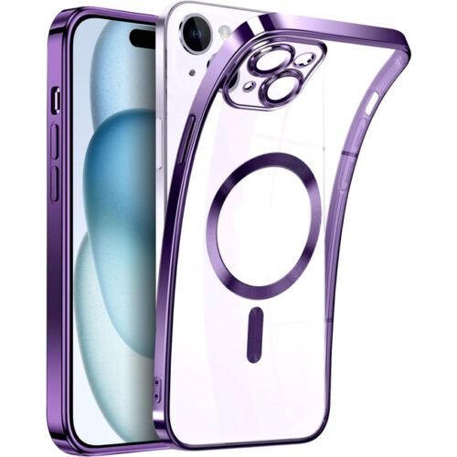 Θήκη Orso Magsafe Camera Protection Bare Look Purple iPhone 15