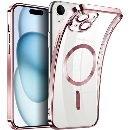 Θήκη Orso Magsafe Camera Protection Bare Look Rose Gold iPhone 15