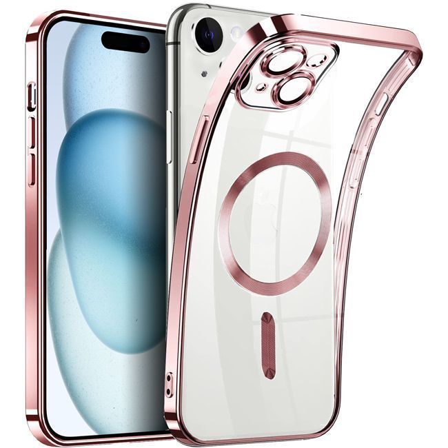 Θήκη Orso Magsafe Camera Protection Bare Look Rose Gold iPhone 15 ΘΗΚΕΣ Orso Θήκη Orso Magsafe Camera Protection Bare Look Rose Gold iPhone 15