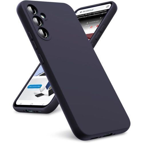 Θήκη Rubber Silk Dark Blue Samsung Galaxy A15