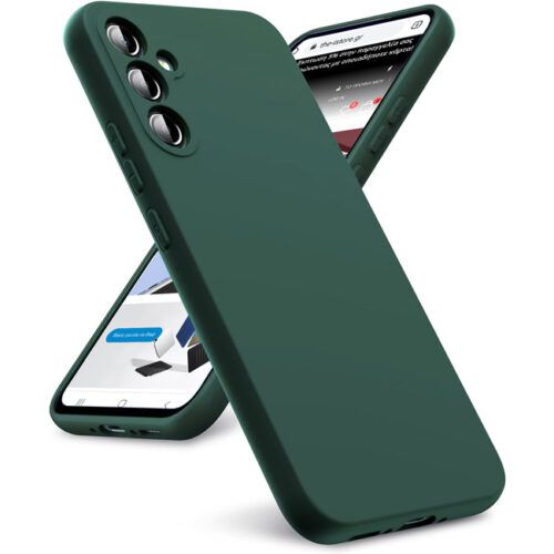 Θήκη Rubber Silk Forest Green Samsung Galaxy A15