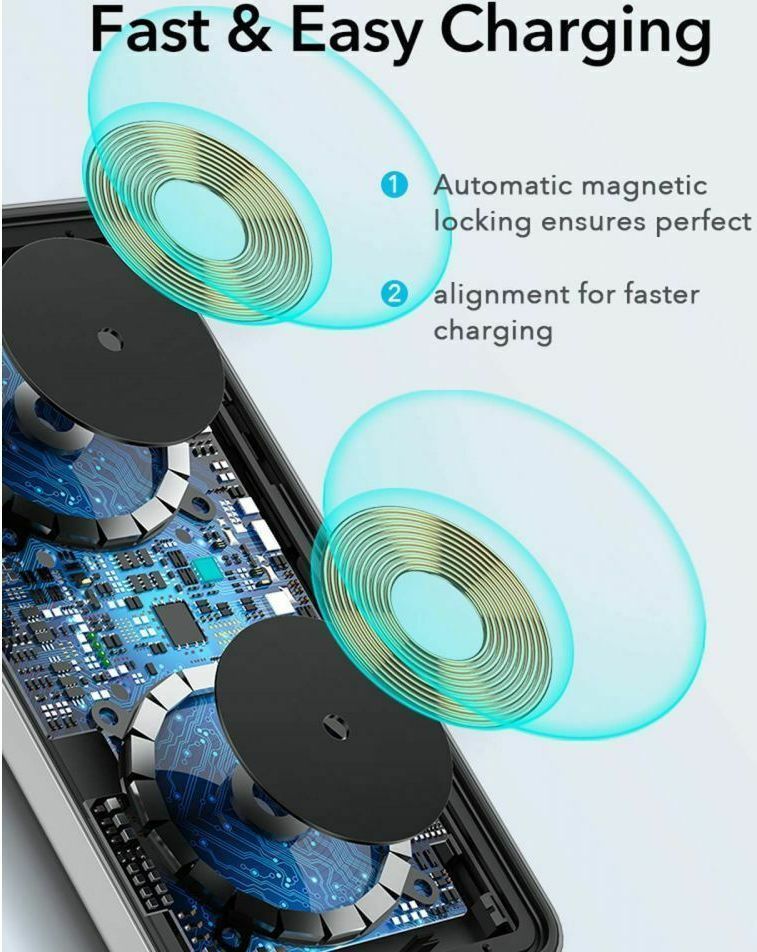ESR HaloLock MagSafe 2-in-1 Wireless Charging Station (EFC004O) STOCK OFFERS ESR ESR HaloLock MagSafe 2-in-1 Wireless Charging Station (EFC004O) - Image 5