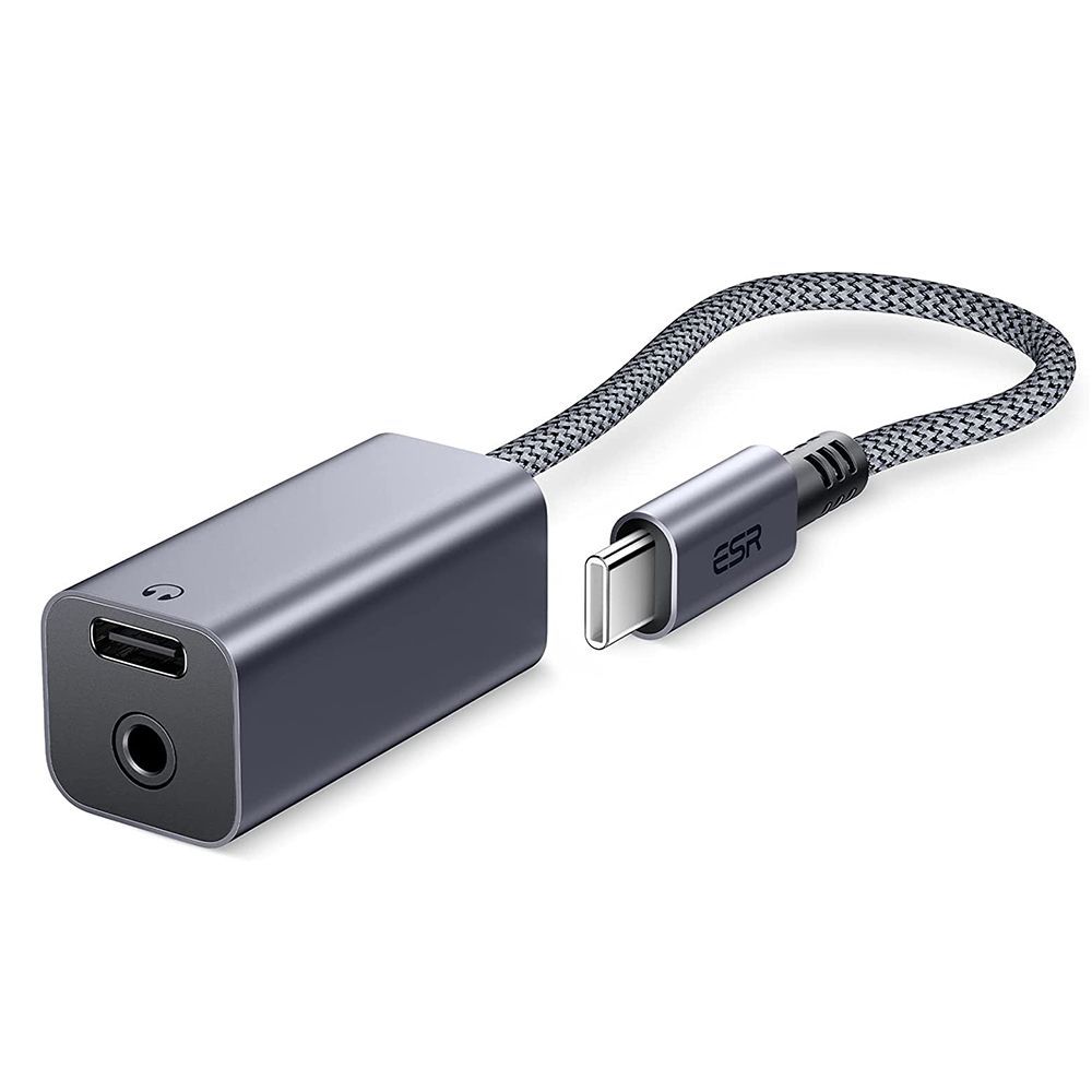ESR Portable Charging USB-C to 3,5mm Jack Adapter (2D505) GADGETS ESR ESR Portable Charging USB-C to 3,5mm Jack Adapter (2D505)