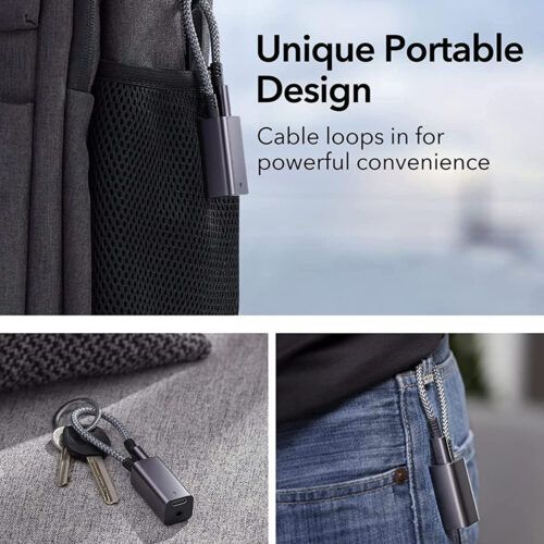 Alternative view of ESR Portable Charging USB-C to 3,5mm Jack Adapter (2D505)