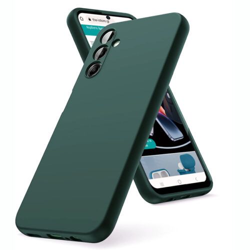 Θήκη Rubber Silk Forest Green Samsung Galaxy A36/A56
