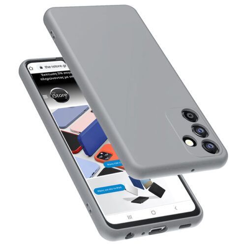 Θήκη Rubber Silk Grey Samsung Galaxy M34 5G