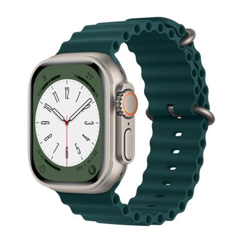 Orso Deluxe Sport Silicone Pine Green Λουράκι Apple Watch 44/45/46/49mm