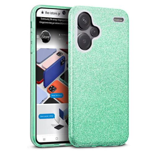 Θήκη Hybrid Strass Green Xiaomi Redmi Note 13 Pro+ 5G
