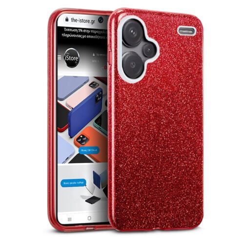 Θήκη Hybrid Strass Red Xiaomi Redmi Note 13 Pro+ 5G