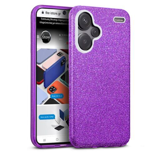 Θήκη Hybrid Strass Violet Xiaomi Redmi Note 13 Pro+ 5G