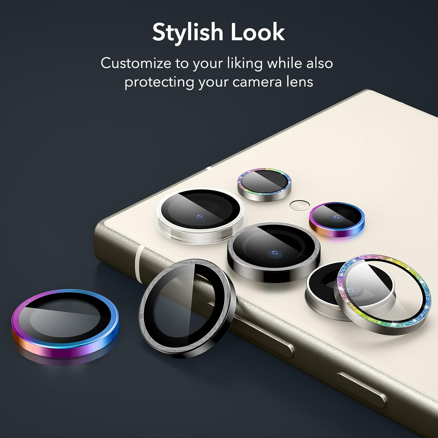(2-Pack) ESR Armorite Tempered Glass Camera Lens Clear Samsung S24 Ultra ΠΡΟΣΤΑΣΙΑ ΟΘΟΝΗΣ ESR (2-Pack) ESR Armorite Tempered Glass Camera Lens Clear Samsung S24 Ultra - Image 7