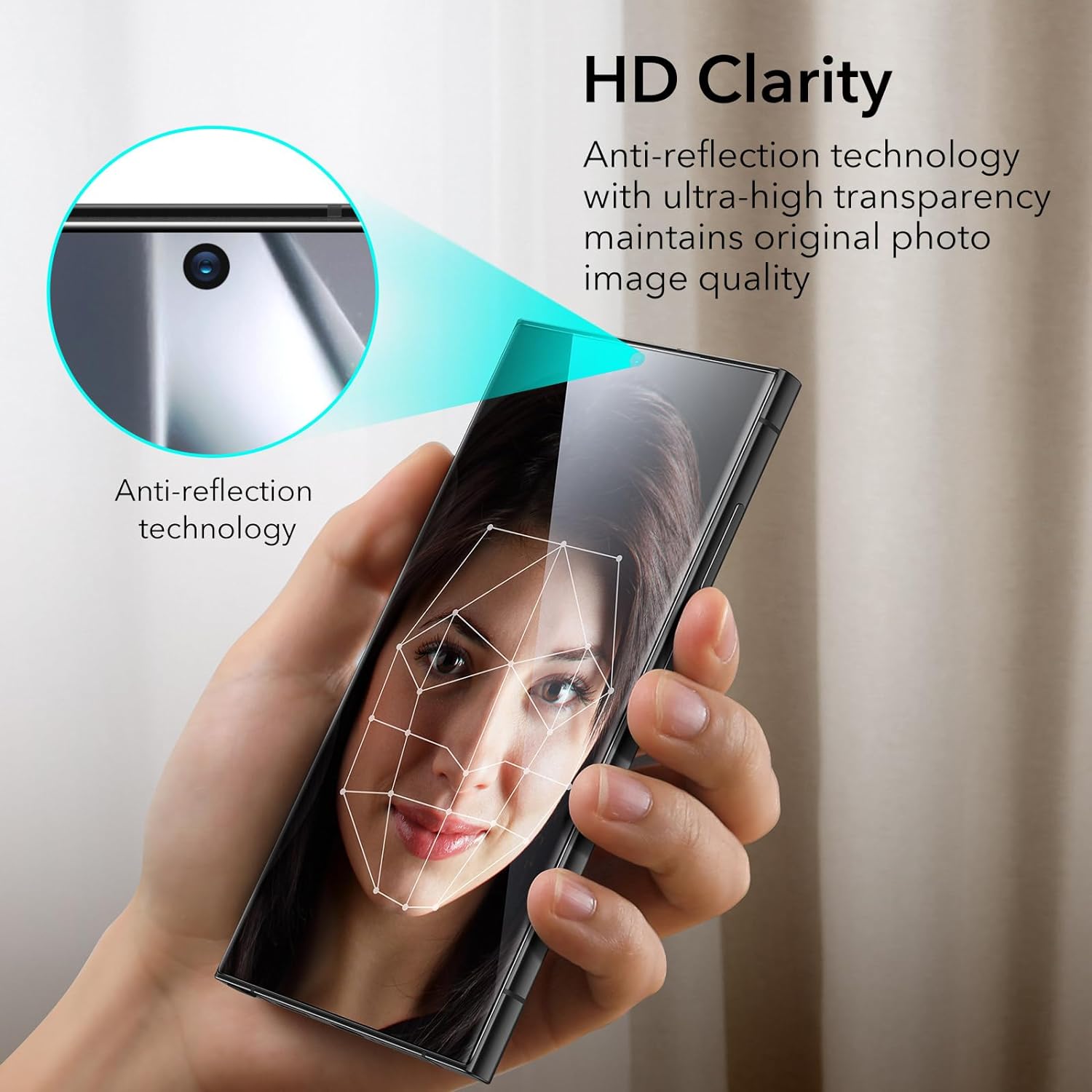 (2+1 Pack) ESR Set Tempered Glass + 9H Camera Lens Clear Samsung Galaxy S24 Ultra ΠΡΟΣΤΑΣΙΑ ΟΘΟΝΗΣ ESR (2+1 Pack) ESR Set Tempered Glass + 9H Camera Lens Clear Samsung Galaxy S24 Ultra - Image 2