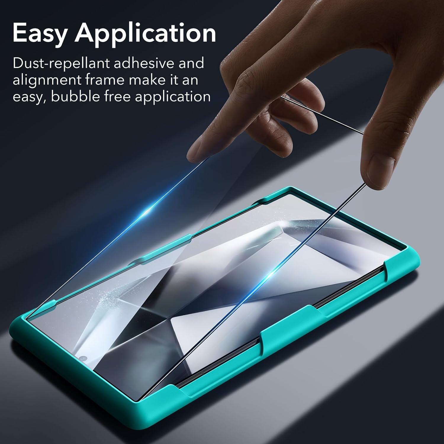 (2+1 Pack) ESR Set Tempered Glass + 9H Camera Lens Clear Samsung Galaxy S24 Ultra ΠΡΟΣΤΑΣΙΑ ΟΘΟΝΗΣ ESR (2+1 Pack) ESR Set Tempered Glass + 9H Camera Lens Clear Samsung Galaxy S24 Ultra - Image 6